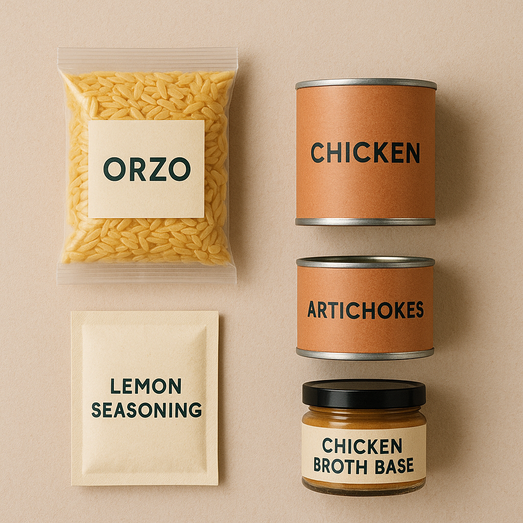 Greek Lemon Orzo & Chicken Kit